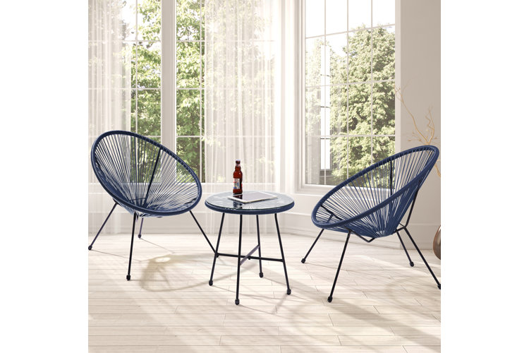 Sarcelles modern wicker online patio chairs